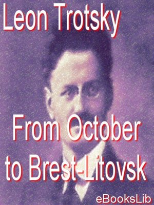 cover image of From October to Brest-Litovsk
